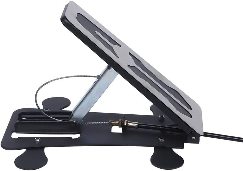 Universal Dual Brake Car Passenger Right Side Brake Set,Instructors Passenger Side Brake Kit,School Student Drivers Ed Training Brake Pedal Set（Silver&Black）