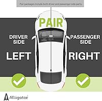 Vista 2 de ALLIGATOR AUTO LIGHTS Repuesto para Mazda 626 LX, ES 2000 2001 2002 compatible con DOT/SAE, conjunto de faros delanteros halógenos con bombillas