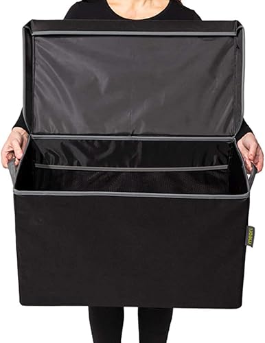 Miniatura 6 de meori Caja de almacenamiento con tapa grande color negro lava