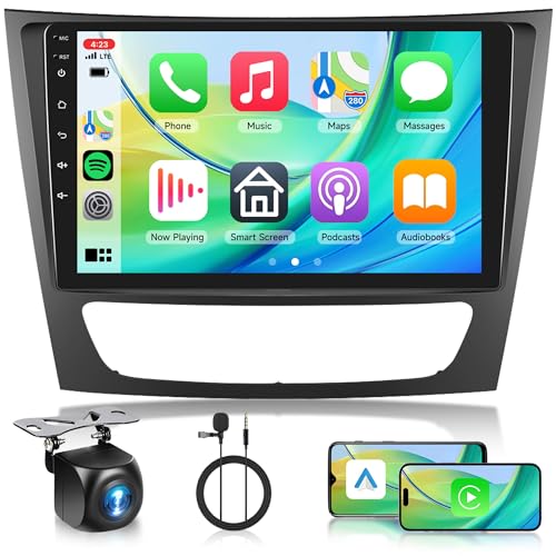 Autoradio GPS Mercedes W219 W463 W211 Android Auto sans Fil CarPlay 9''