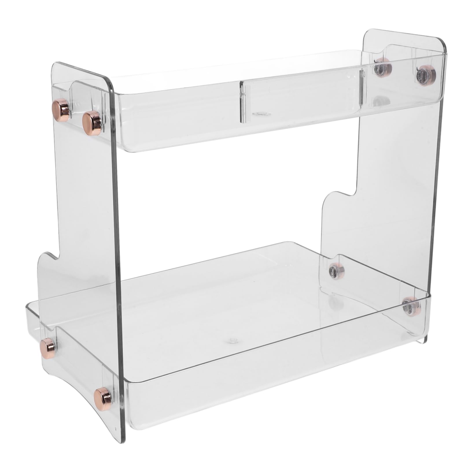 2-stöckiger Kosmetik Organizer aus Pet für Bad und Küche