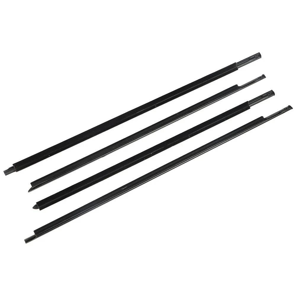 Guarnizione per portiera auto 4 Pezzi Guarnizione In Gomma Finestrini Esterni Pressione Impermeabile Per Dodge Per Ram 1500 2500 3500 4500 5500 2009-2021 Striscia Protettiva Vetri Vetro
