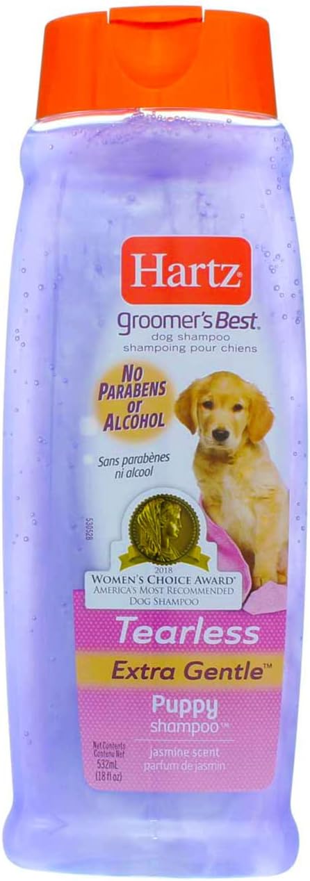 Hartz Groomer's Best Puppy Shampoo, Jasmine Scent 18 oz ( Pack of 6)