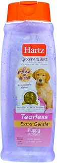 Hartz Groomer's Best Tearless Puppy Shampoo 18oz Jasmine Scent - Extra Gentle for Delicate Skin & Coat