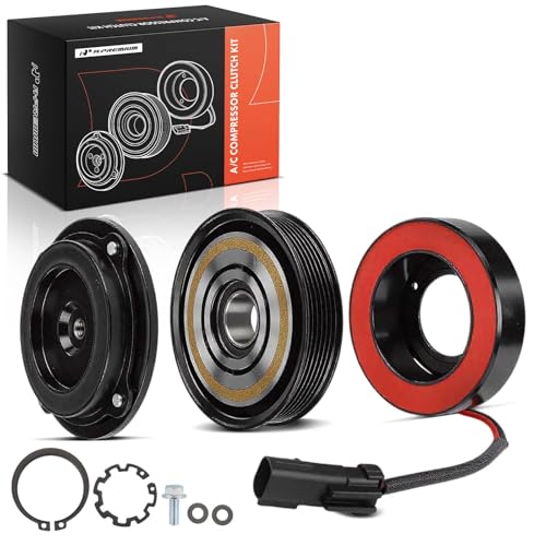 A-Premium Air Conditioner AC Compressor Clutch Kit Compatible with Dodge Ram 1500 2004-2007 3.7L 4.7L, Ram 2500 2004-2007 4.7L, Dakota 2004-2007 3.7L 4.7L & Mitsubishi Raider 2006-2009