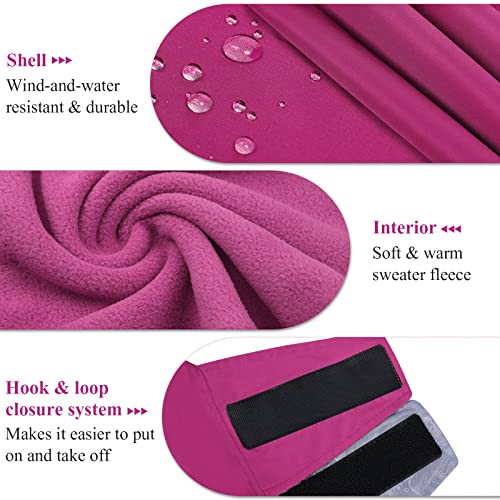 VIVAGLORY 3-in-1 Dog Coats Lined with Fleece, Reflective Water-Resistant Cold Weather Dog Coats, Dog Winter Coats for Puppy Small Dogs, Wind Breaker, Warm Sweater with Leash Portal VIVAGLORY 3-in-1 Dog Coats Lined with Fleece, Reflective Water-Resistant Cold Weather Dog Coats, Dog Winter Coats for Puppy Small Dogs, Wind Breaker, Warm Sweater with Leash Portal