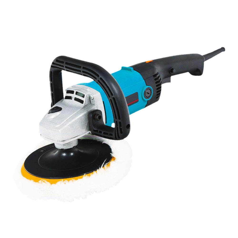 MLD 1200W to 1400W 7 inch Electric car Polisher Machine with Wool Buffing Pad 1 Backing pad Double Insulated with Speed Control (Colours as per Availability)-picture-23