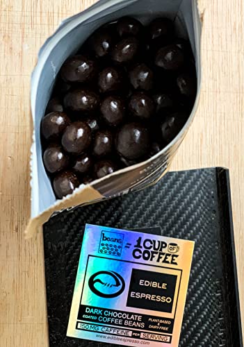 Edible Espresso Dark Chocolate Coffee Beans 4Oz Reseal (6Pk) #TOP3
