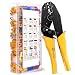 Produktbild HBselect Crimpzange Kabelschuhe Set mit 700 stk. Elektrische Steckverbinder Kabelschuhzange Quetschverbinder mit Sperrvorrichtung Sortiment 0,5-6 Quadratmillimeter für isolierte Kabelschuhe