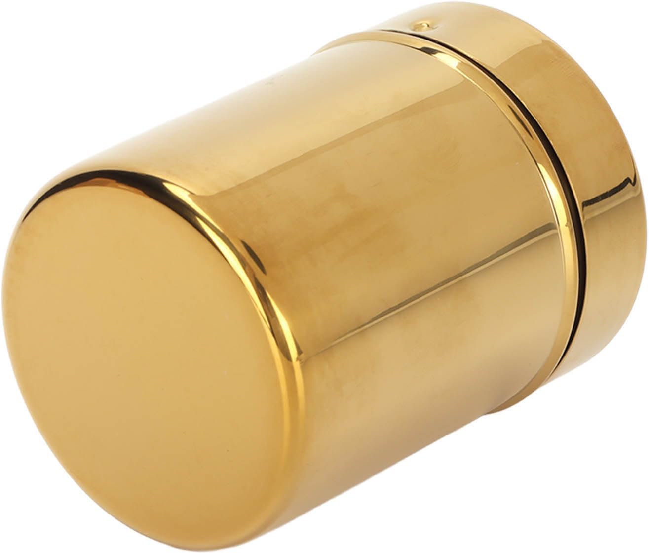 Stainless Steel Rust Resistance Gold Fine Mesh Powder Sugar Shaker Powder Shaker Powder Sugar Shaker Duster Kitchen Supplies