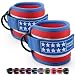 DMoose Fitness Ankle Straps for Cable Machines (Pair) - Stainless Steel Double D-Ring, Adjustable Comfort fit Neoprene, Glute & Leg Workouts - for Women & Men