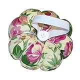 Lontenrea Pumpkin Pin Cushion Wearable Wrist Needle Pincushions (Pattern Tend to Green)