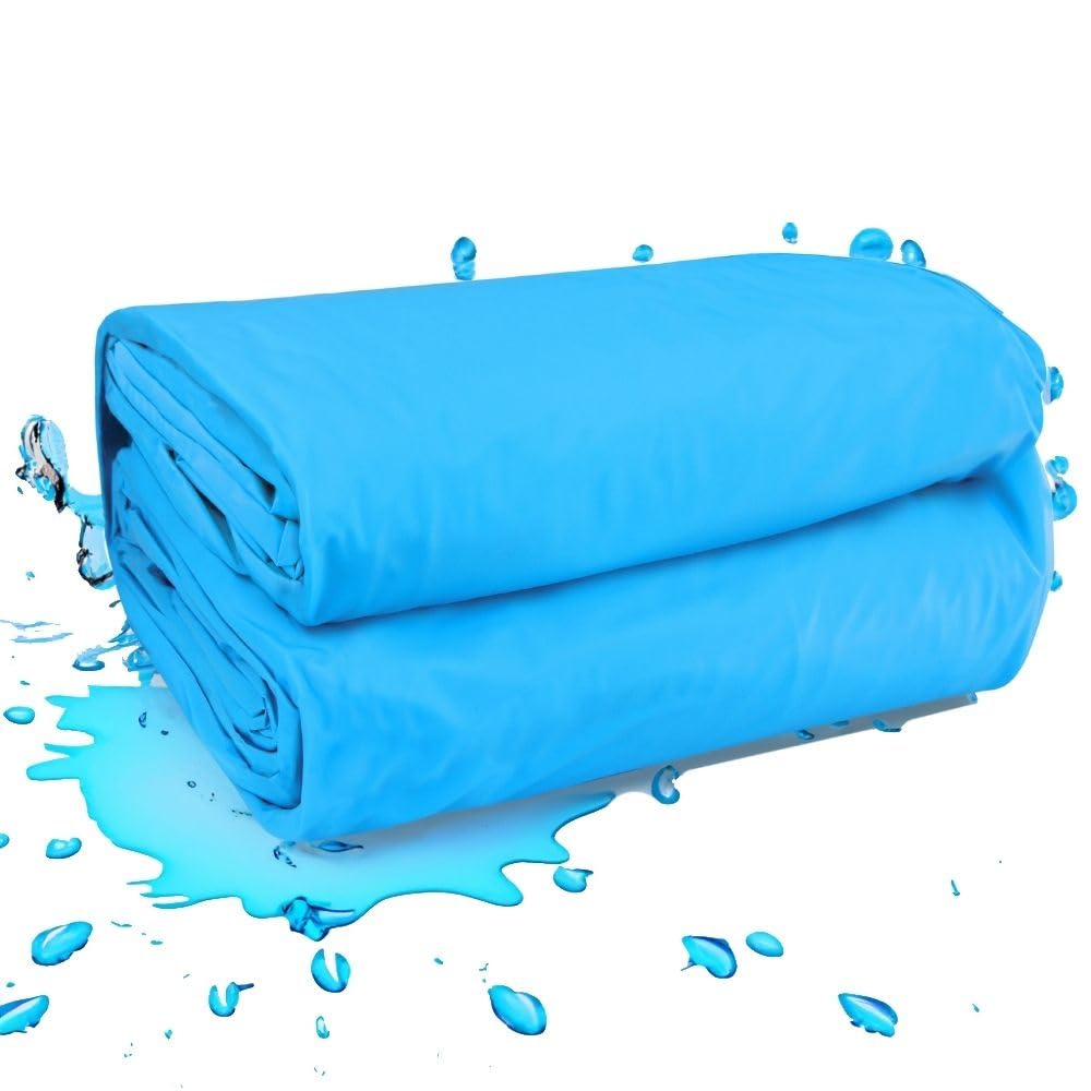 Poolfolie Rund Pool I 300 x 120 cm I 0,8 mm I blau I Rundbecken Rundpool I 3 x 1,2 m