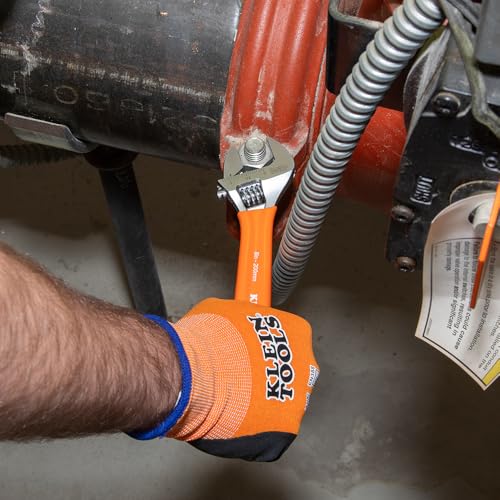 Klein Tools D5074 Adjustable Wrench Set, Extra Capacity, 6-Inch, 8-Inch, 10-Inch, 12-Inch, Forged Alloy Steel, Metric and SAE, 4-Piece by KLEIN TOOLS - Image 5