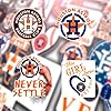 Stickers Pack Houston Vinyl Astros Aesthetic Stickers Pack of 49 pcs #4