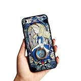 Princess Alice in Wonderland Soft Frame/Hard Back Embossed Craft/Ultra-Light Protective Shell Case f