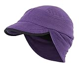 Home Prefer Winter Warm Skull Cap Outdoor Windproof Fleece Earflap Hat with Visor
