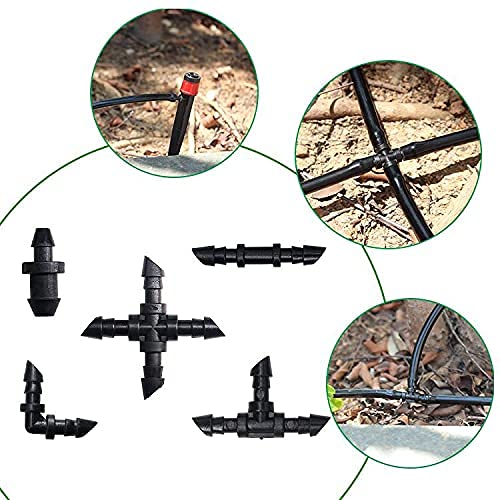 image for ROZESAZZ 60 Pieces Drip Irrigation 1/4