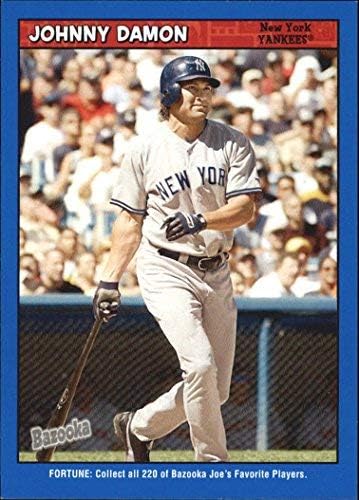 2006 Bazooka Blue Fortune #166 Johnny Damon MLB Baseball Trading Card