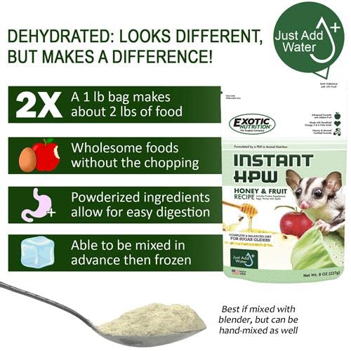 Sugar Glider Complete Deluxe Food Starter Package - Nutritionally Complete Pellet Diet & High Protein Supplemental Food For Sugar Gliders… (3 Piece Set) #TOP4