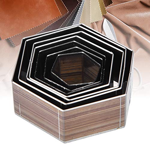 GLOGLOW Ferramenta de perfuração de couro durável, molde de corte de couro, bens de couro faça você