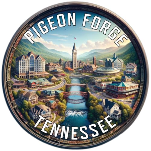 Pigeon Forge Tennessee Mementos Souvenir Decorative Flat Magnet 3-Inch