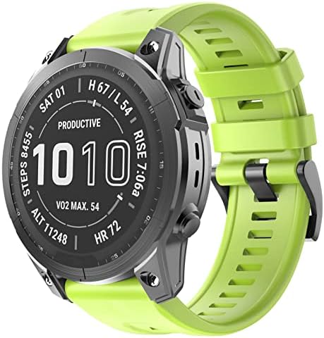 ISABAKE Pasek do zegarka kompatybilny z Fenix 7X, Fenix 6X, Fenix 6X Pro, Fenix 5X Plus, Fenix 5X, Fenix 3, Fenix 3 hr, Descent MK, D2 Delta PX, D2 Charlie Watch, QuickFit 26 mm