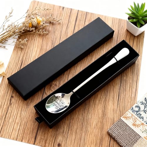 Beste Mama Geschenk Set - 2 Stücke Edelstahl Löffel Mit Gravur Mit Geschenkbox - Muttertagsgeschenk, Geburtstagsgeschenk Für Mama, Mama Geschenk Set Für Geburtstag, Muttertag, Weihnachten
