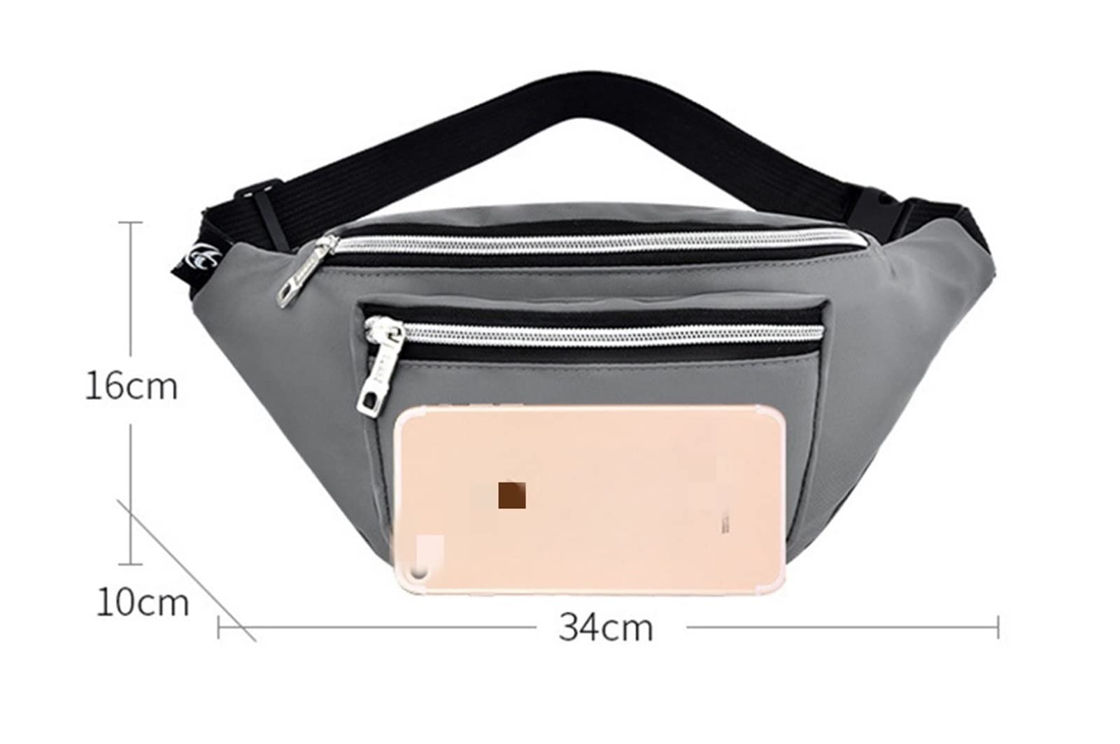 Frauen Männer Fanny Pack wasserresistentes Reisen Taillenpack Hip -Beutel for Außentraining Wanderhund Walking