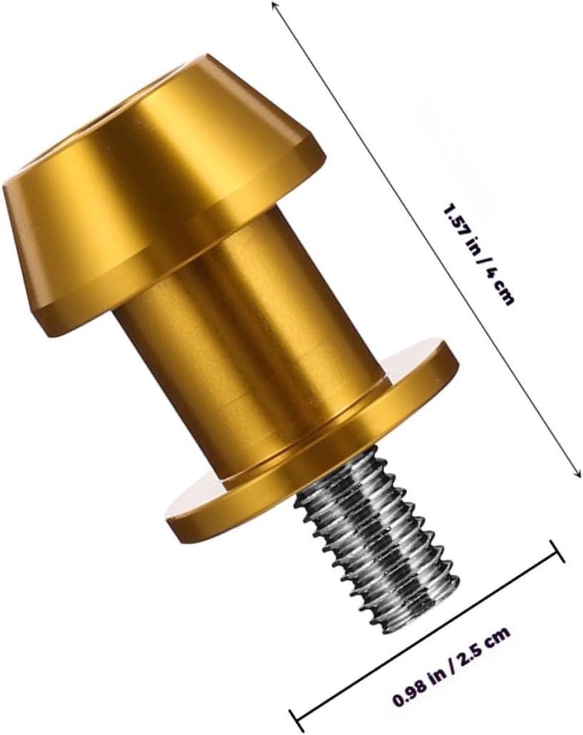 4pcs Swing Arm Spools Sliders 8mm Cnc Aluminum Gold Replacement Swingarm Stand Screws for Racing Motorcycles