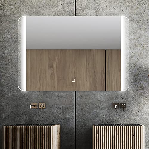 24"x36" Lighted Bathroom Mirror with Bluetooth Speaker, Wall Moun...