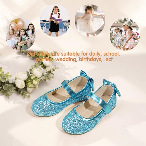 Image of PANDANINJIA Toddler Dress Shoes Flower Girls Ballet Flats