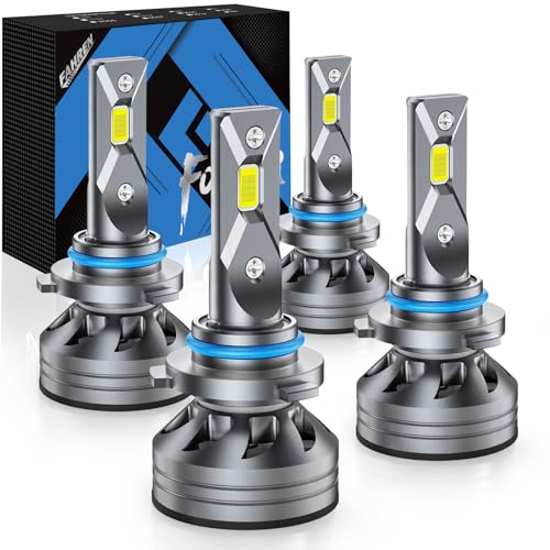 FORENNER 9005/HB3 9006/HB4 LED Driving Light Bulb, 1200% Ultra-Bright 6500K