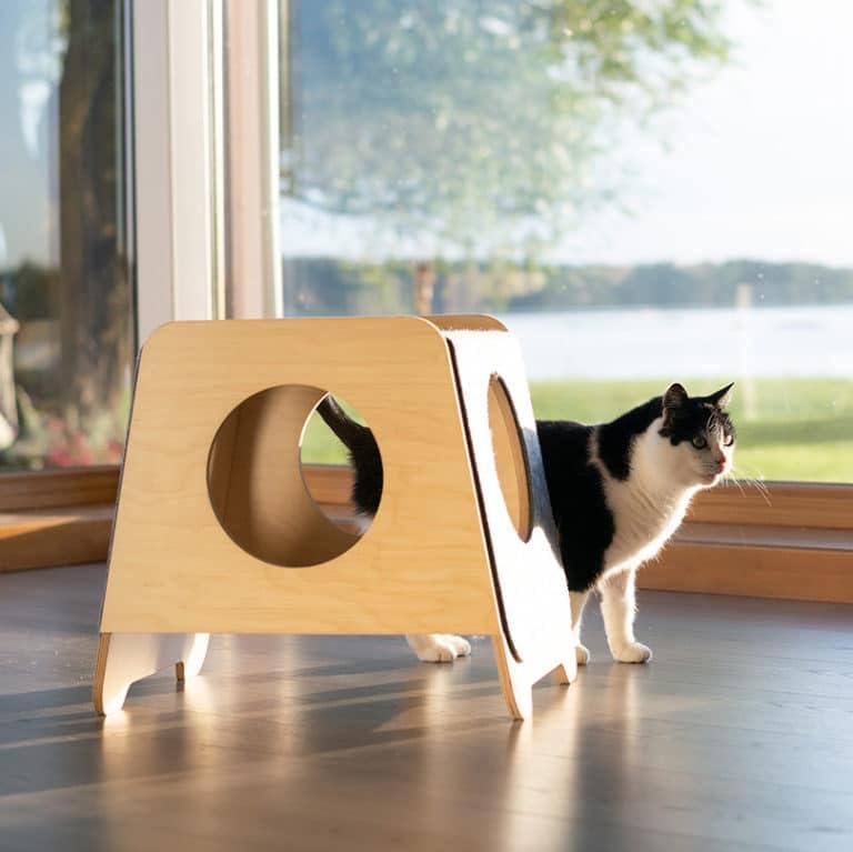 House of Meows Modern Bed for Cats/Condo / 360° View/Nordic Birch Wood (B0CYT5XK1G) Amazon Price History, Amazon Price Tracker