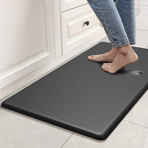 kelodo Kitchen Mat,Anti-Fatigue Floor Mat,Non-Slip Cushioned Foam Standing Comfort Mat,Heavy Duty Ergonomic Mats and Rugs for Home,Kitchen,Floor,Office,Desk,Sink,Laundry,17 x 30 Inch