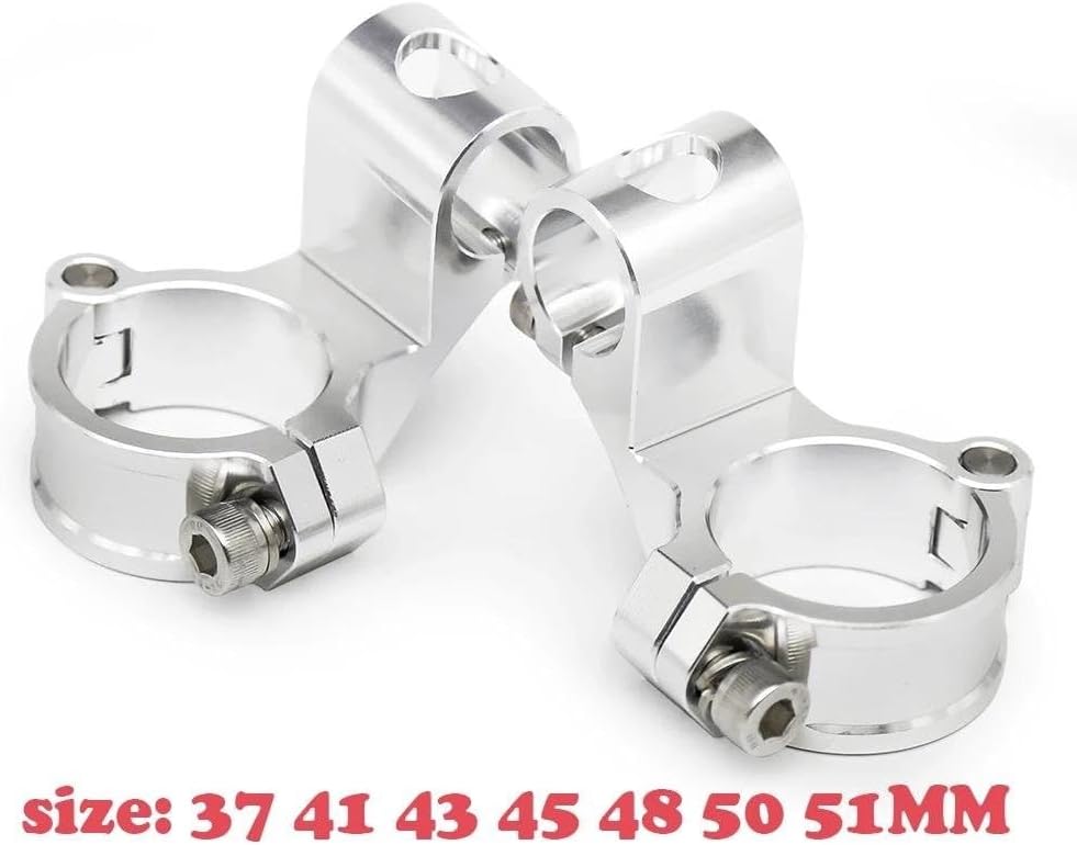 ライザー 調節可能なクリップオン 7/8"ハンドルバー ハンドルバークランプ 1.5" 上昇 オートバイ上昇 ライザ