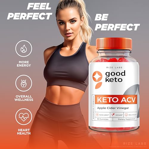 Good Keto ACV Gummies, Good Keto ACV Gummies for Advanced Weight Loss, All Natural Keto+ACV Gummy, Premium Keto Formula, Apple Cider Vinegar Supplement, GoodKeto Reviews (60 Gummies)
