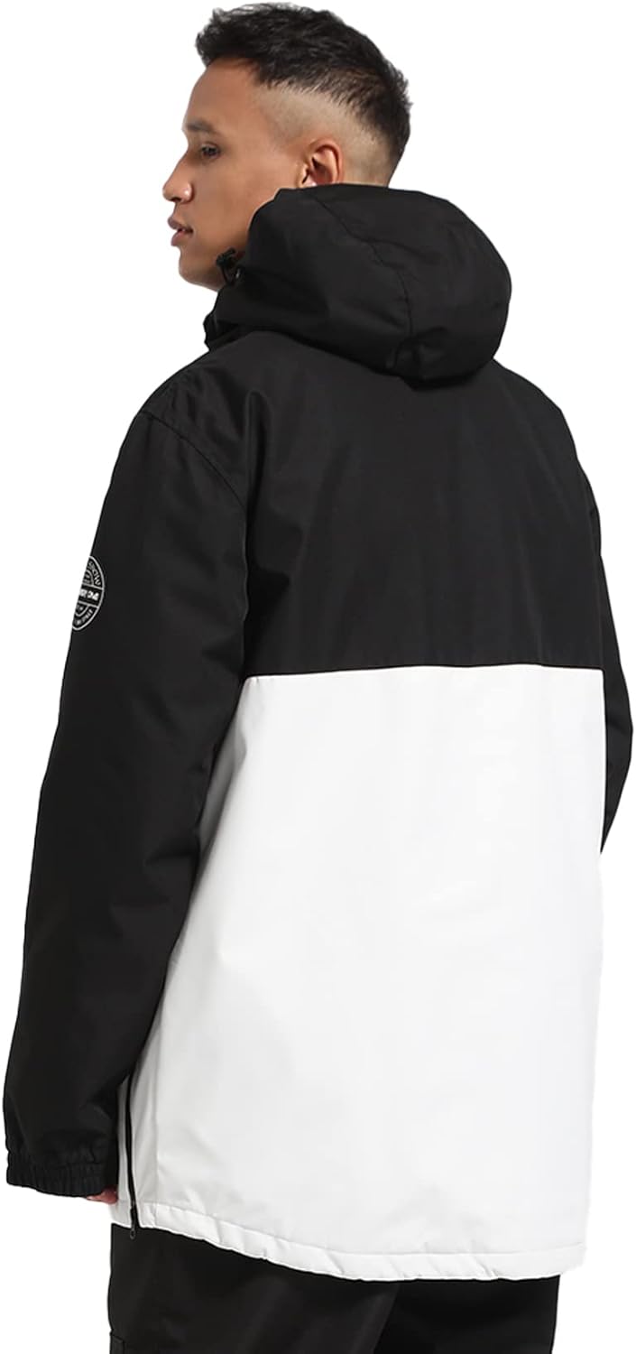 Miniatura 3 de GSOU SNOW Chaqueta de snowboard para hombre y mujer, chaqueta de esquí para hombre, snowboard, esquí, esquí, hombre, impermeable, cálida, para