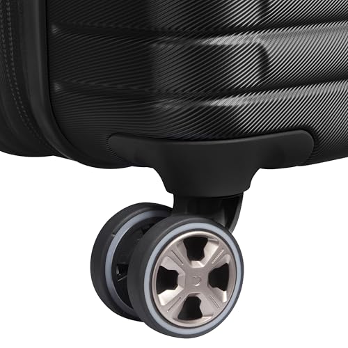 DELSEY PARIS Cruise 3.0 Hardside Expandable Luggage with Spinner Wheels, Black, Checked-Medium 24 Inch by DELSEY PARIS - Image 5