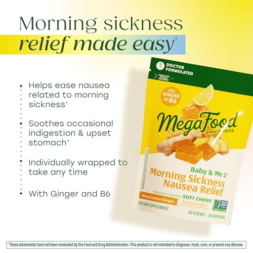 MegaFood Baby & Me Prenatal, Honey Lemon Ginger Soft Chews, 30 Ct - image 3
