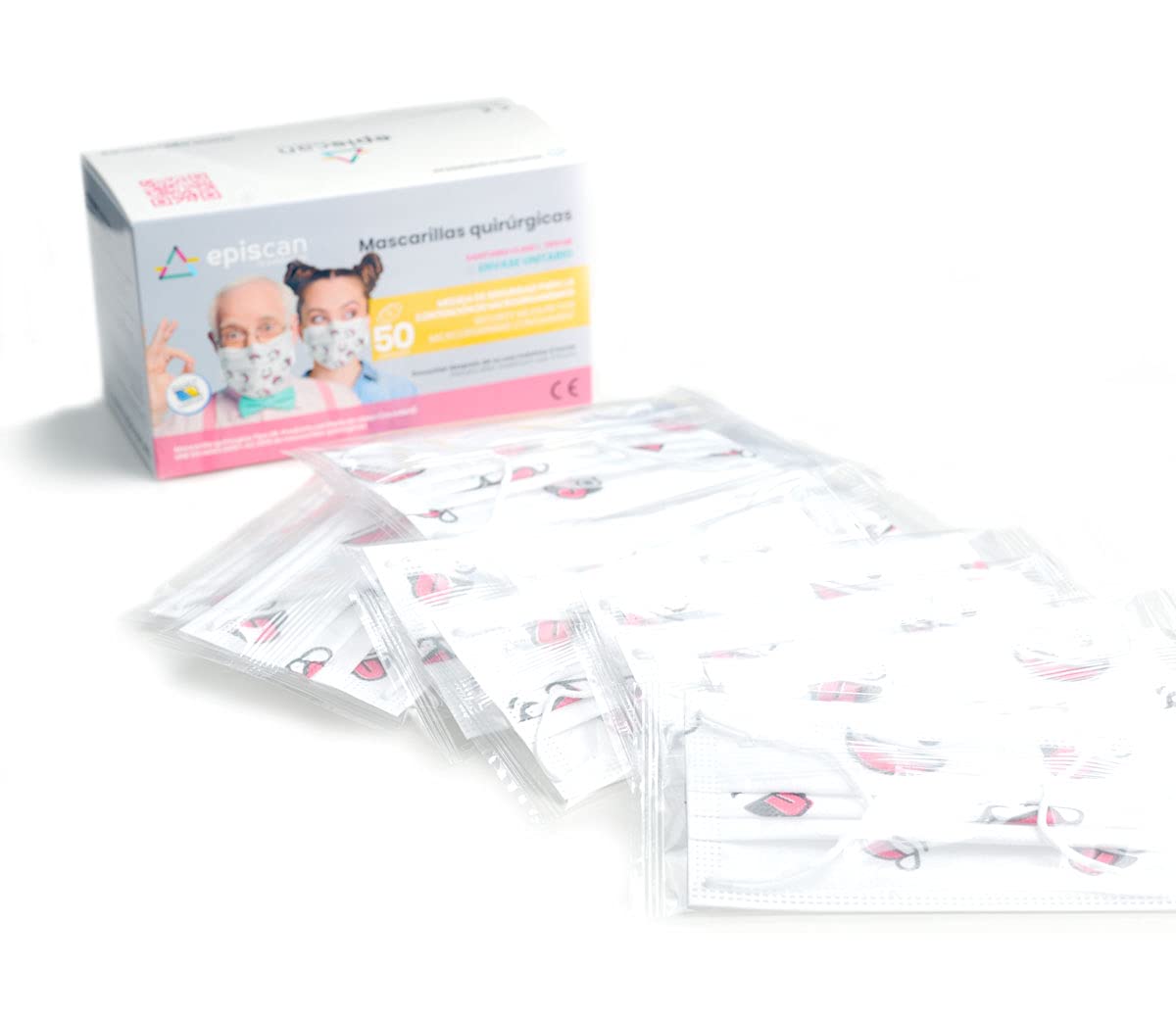 PACK SINGLE -50 UDS - DIBUJOS - QUIRÚRGICAS SANITARIO TIPO IIR (6)