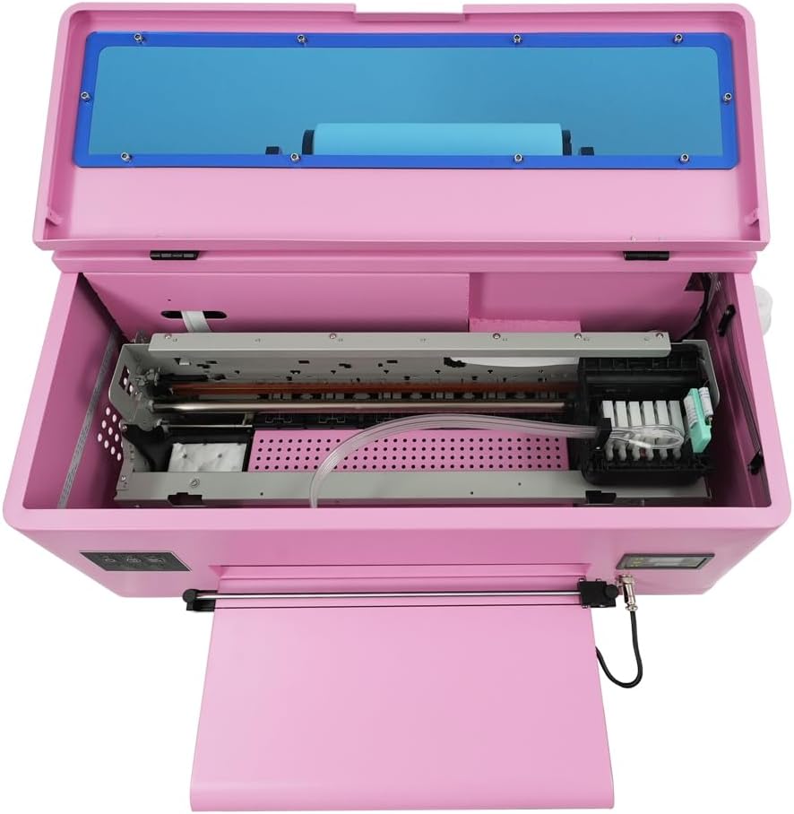 DTF Printer L1800 A3 DTF Transfer Printing Machine, Direct to Film Printer with White Ink Circulation System and Semi-Automatic Cleaning, DIY Print for Multiple Fabrics (Printer+Oven+Software) 6 511D2inrnDL. AC SL1000