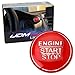 iJDMTOY (1) Gloss Red Keyless Engine Start Stop Push Button Cover For 2014-up Lexus IS GS ES RC, 2016-up RX NX, etc