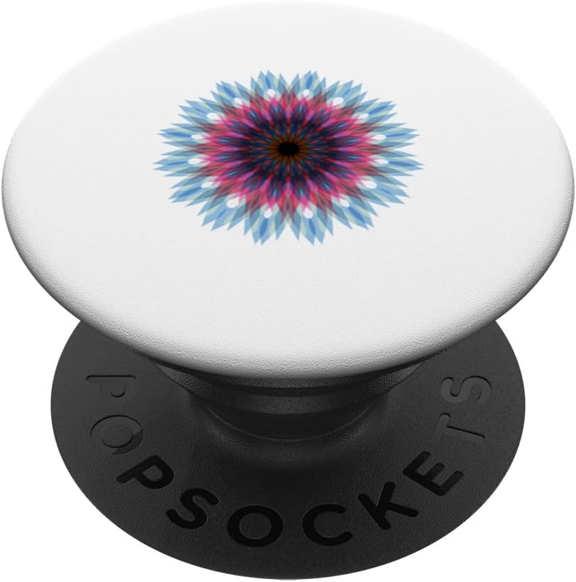 blue flower PopSockets Swappable PopGrip
