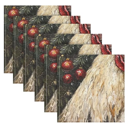 Set de 4 Servilletas de Tela ALAZA 20x20 pulgadas miniatura 6