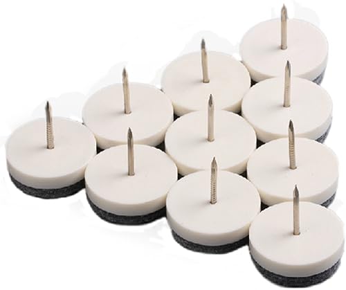 Miniatura 5 de 32 protectores de uñas antideslizantes para patas de silla y muebles, 32 protectores de piso para patas de silla, cubiertas redondas de plástico de