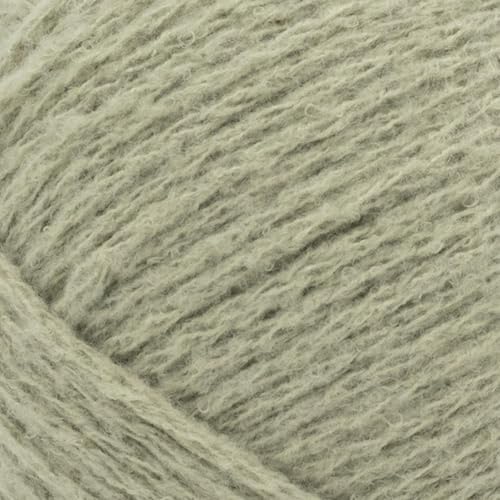 Image of Lion Brand Yarn, Feels Like Butta Soft Crochet Yarn, Fern, Green, 1 Pack