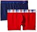 Dockers Men's 2-Pack Cotton Stretch Anchor Printed Waistband Boxer Brief