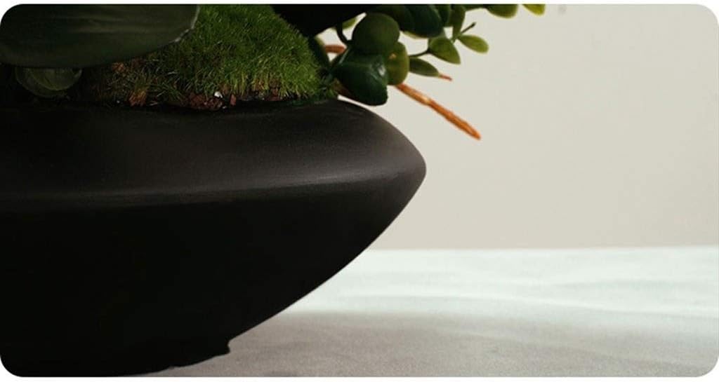 stores Flowers Artificial Silk Orchid Simulation Flower Set Fake Phalaenopsis Bouquet with Vase Arrangement Potted Plant Floral Decor Faux in (Color : C)