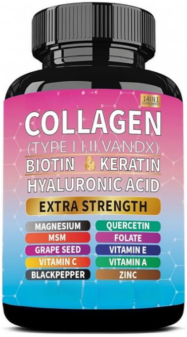 Colágeno, Tipo I, II, III, V y X - Fórmula Multibeneficios